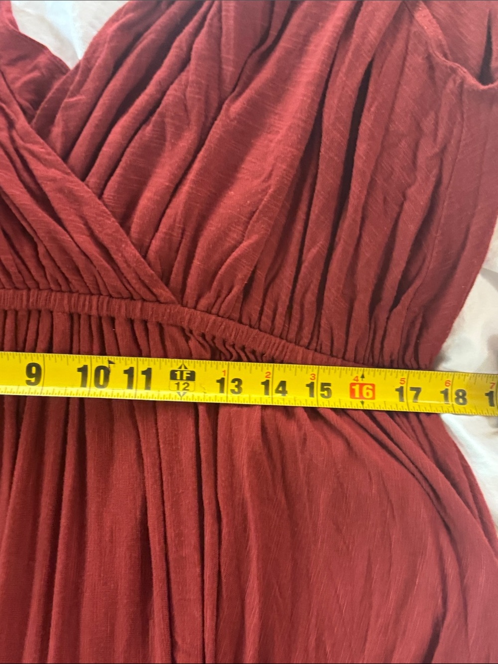 Banana Republic Rust Red V-Neck Maxi Dress - Picture 7 of 12